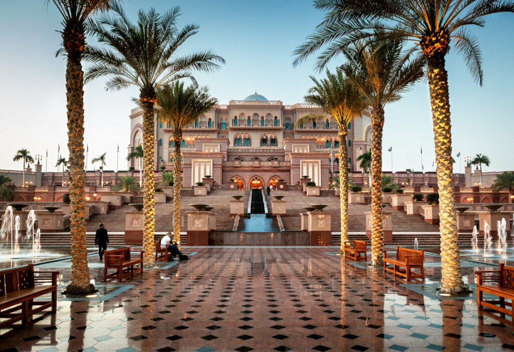 Luxury Palace and Water Features